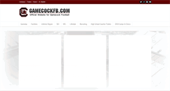 Desktop Screenshot of gamecockfb.com